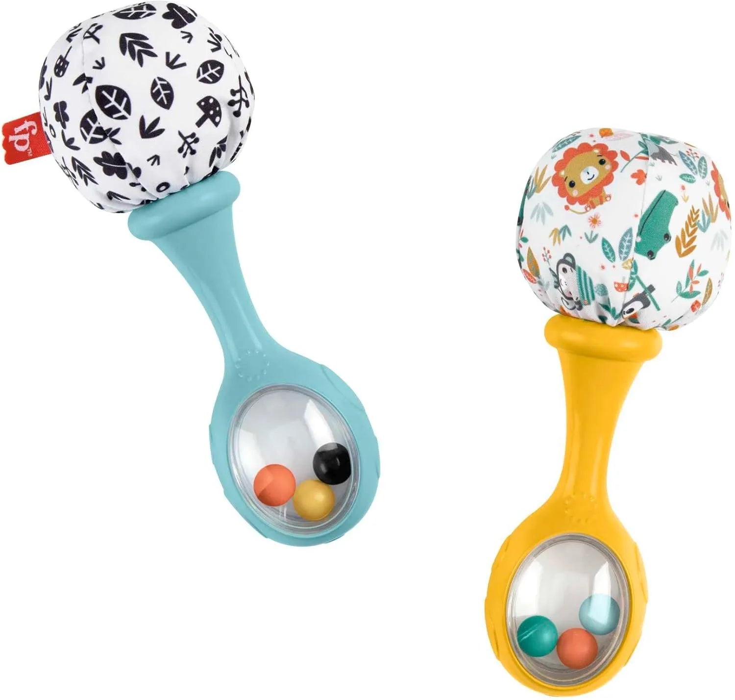 Fisher Price Baby Rattle ‘N Rock Maracas Toys - Pack of 2