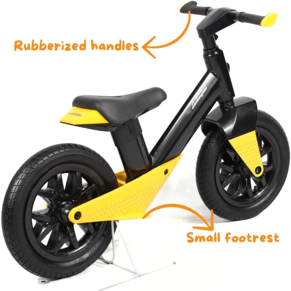Lamborghini Balance Bike for Kids – Yellow