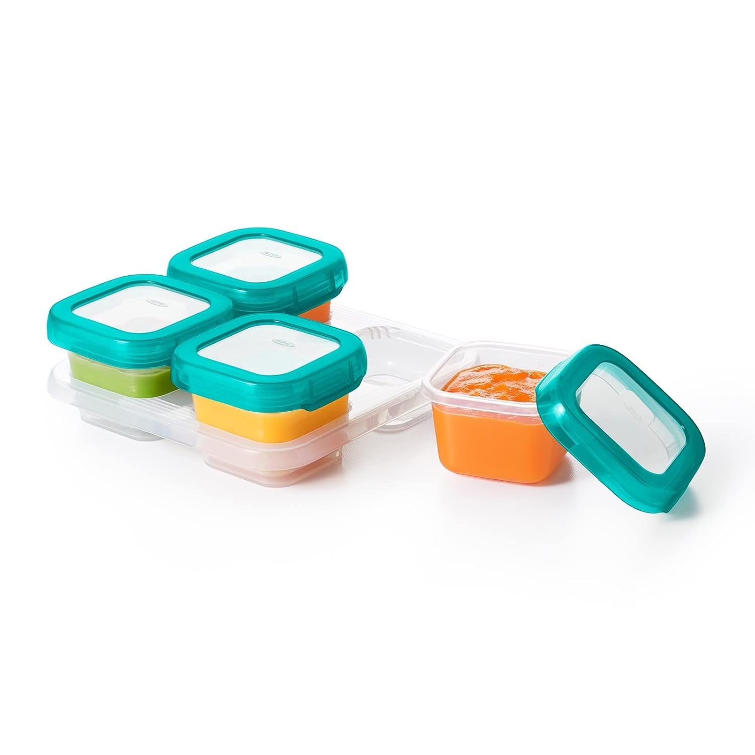 OXO Tot Baby Blocks Freezer Storage Containers, 4oz