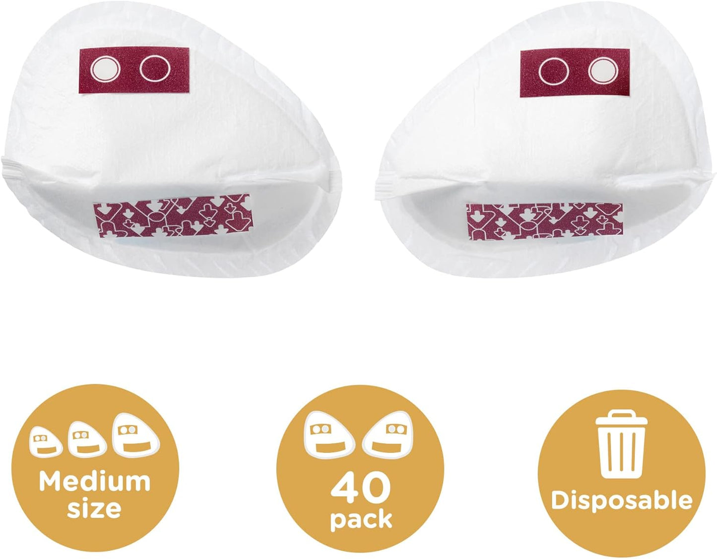 Tommee Tippee Made For Me Disposable Breast Pads (Small, 40pcs)