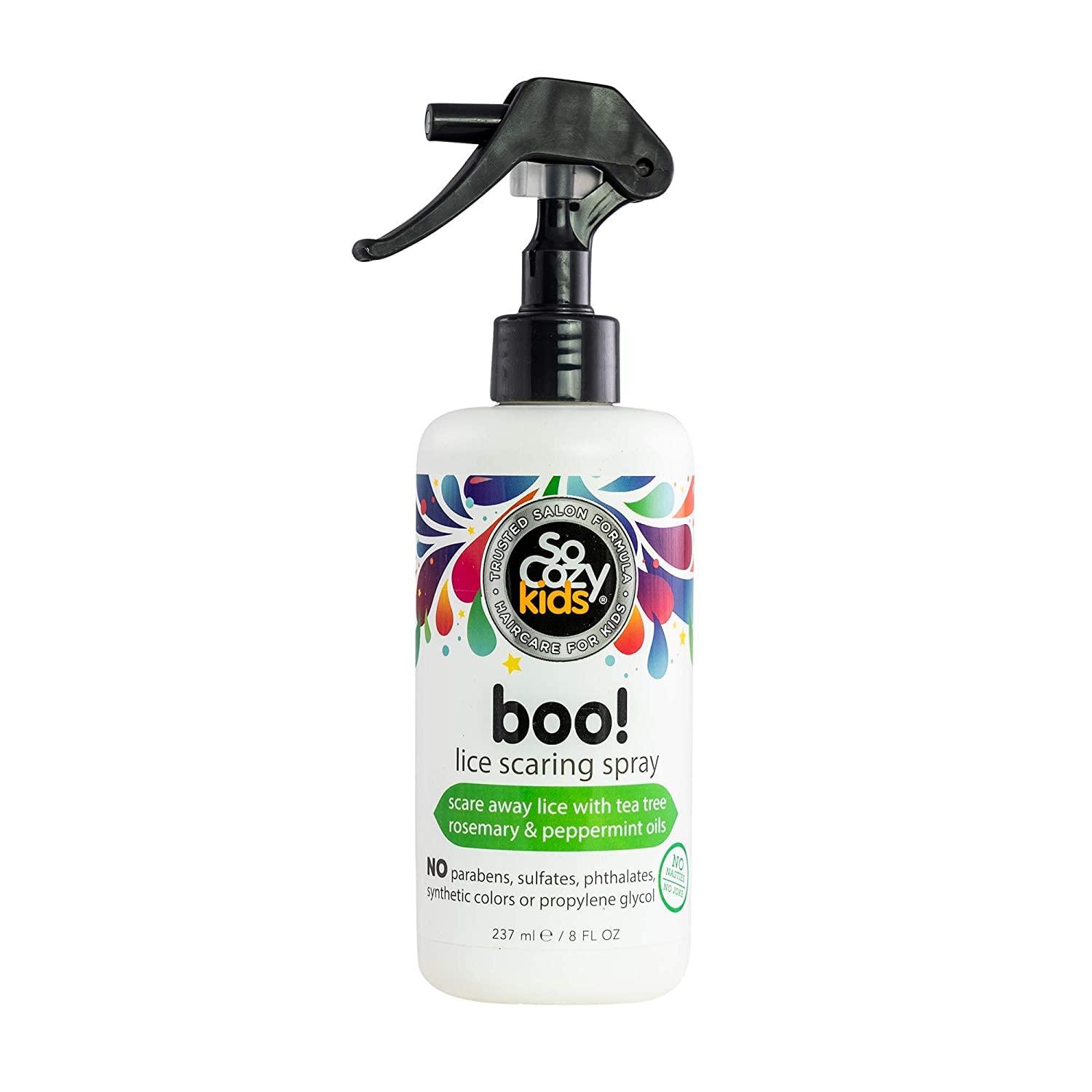 SoCozy Boo Lice Scaring Spray For Kids Hair, 237ml