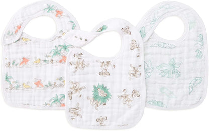 Aden & Anais  Classic Snap Bibs Disney The Lion King - Pack of 3