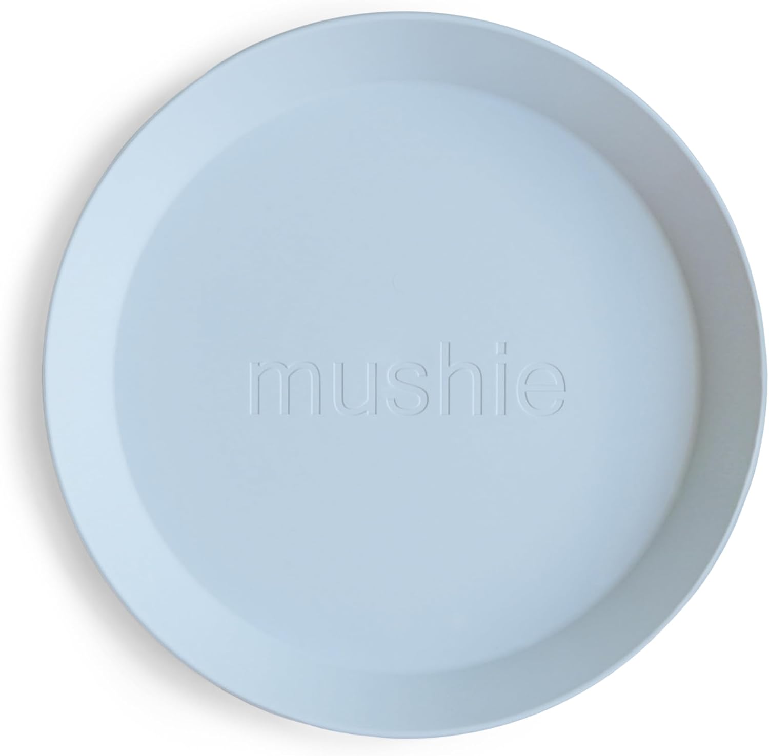 Mushie Dinner Plate Round (Powder Blue).