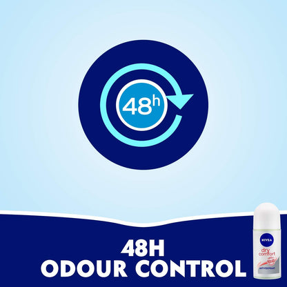 نيفيا مزيل عرق كروي للنساء راحة الجفاف (50ml)