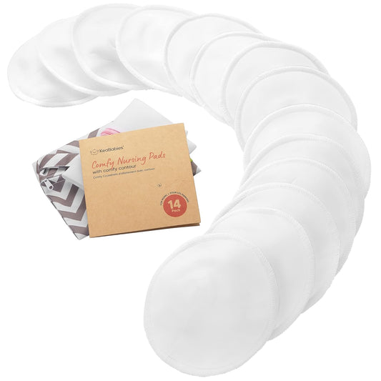 Keababies Comfy Organic Nursing Pads Medium 3.9