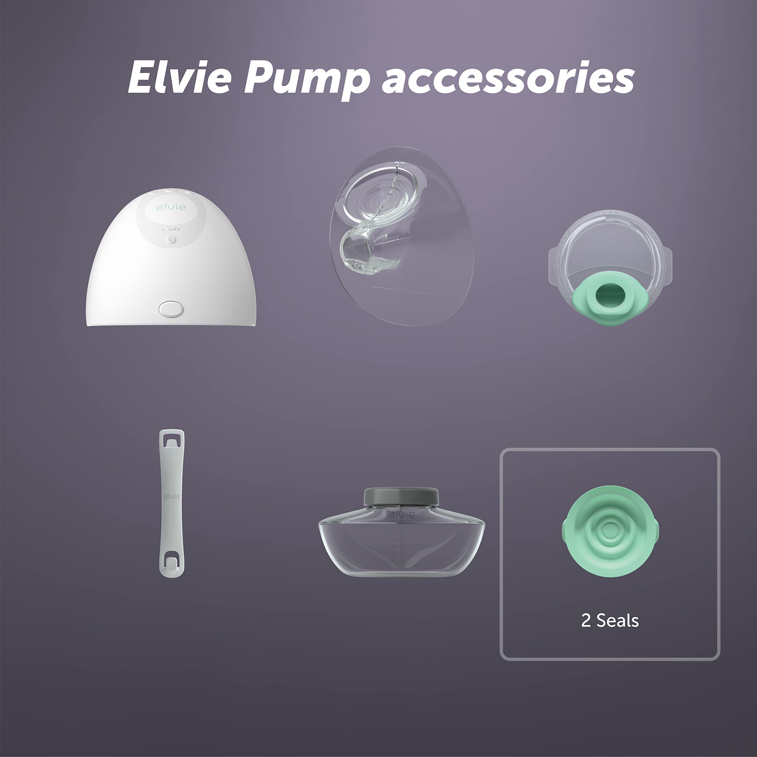 Elvie Pump Seals (2 pack)
