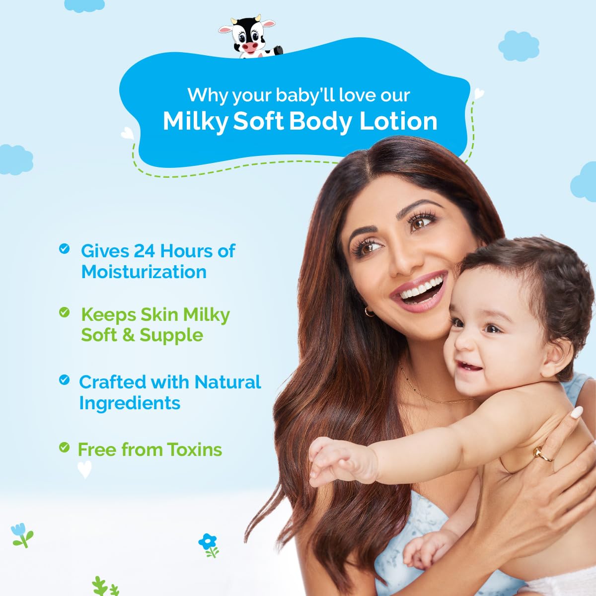 Mamaearth Milky Soft Body Lotion For Babies (400ml)