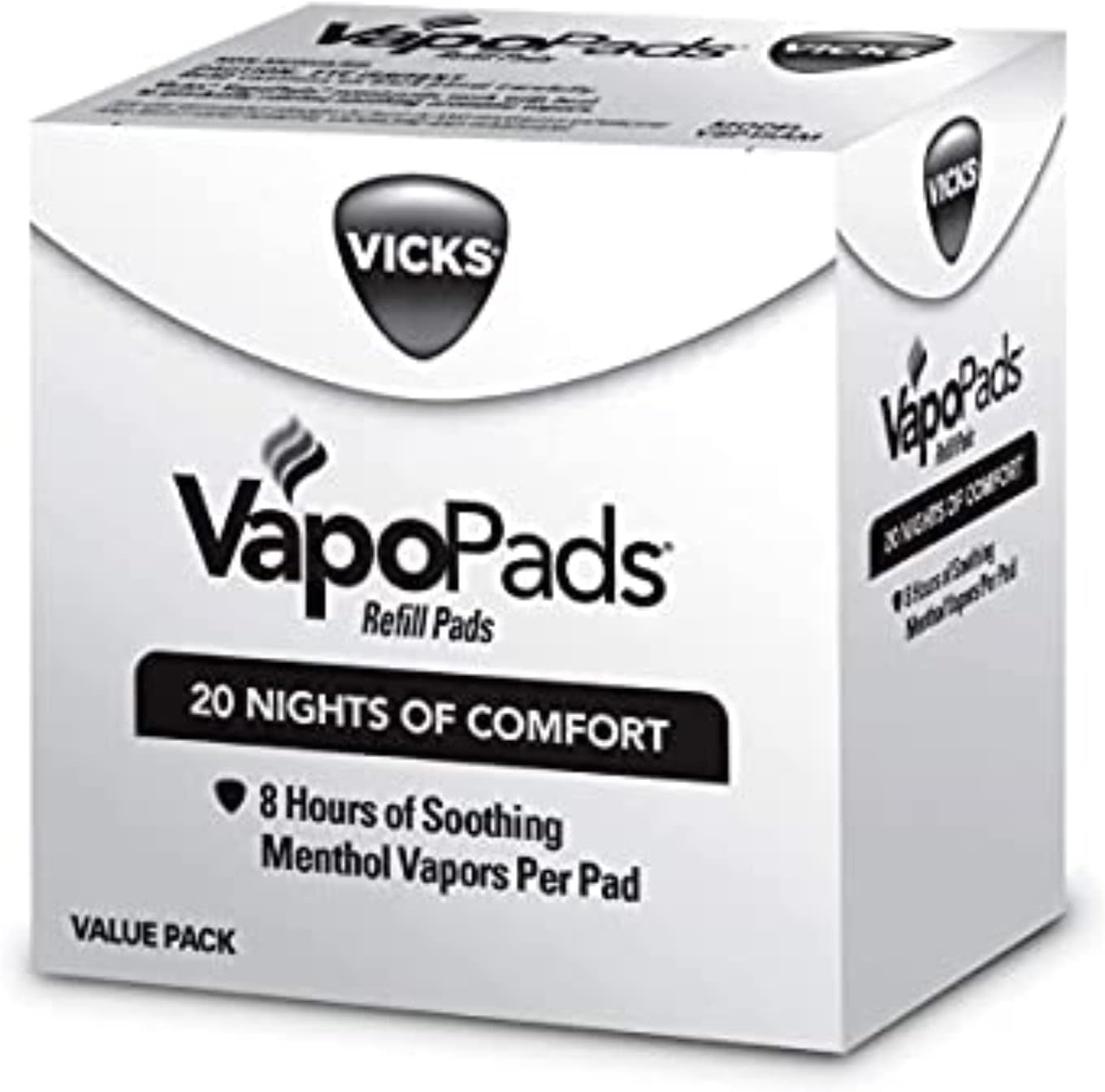 Vicks Soothing Menthol Vapor Pads for Vicks Humidifiers and Vaporizers, 20 pcs