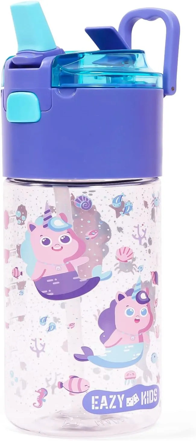 Eazy Kids Tritan Water Bottle With Snack Box (450ml)