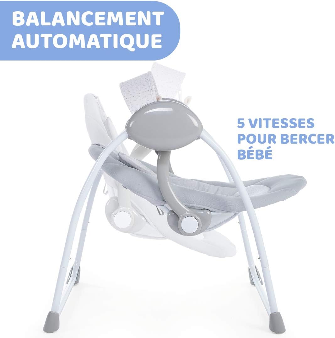 Chicco Swing Relax & Play (Cool Grey)