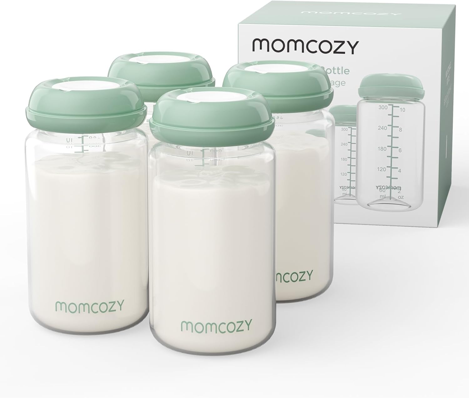Momcozy Natural Baby Bottle BPA Free Breast Milk Container Storage Collection Bottle