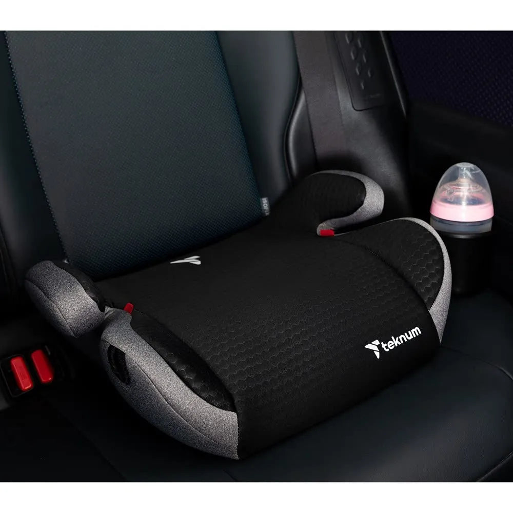 Teknum Car Seat Booster - Pluto (Black, 4-12 Years Old)