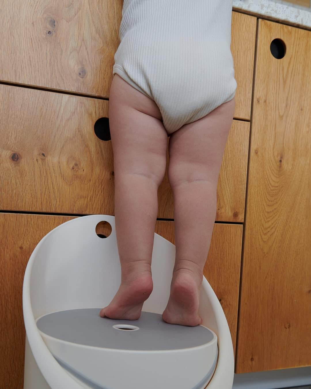 Mininor 2 In 1 Potty & Step Stool (White)