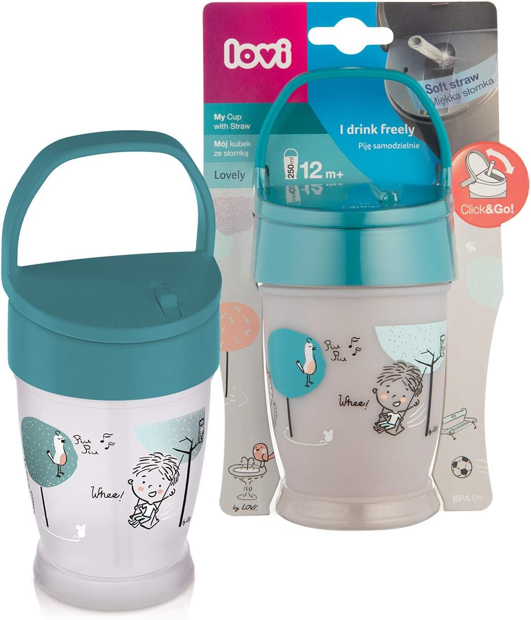 Lovi Cup With Straw (250ml)