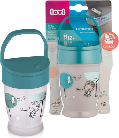 كوب لوفِي مع شفاطة (250ml)