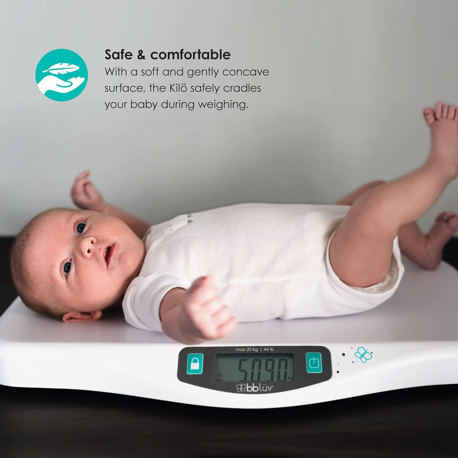 Bbluv Kilo Digital Baby Scale, White