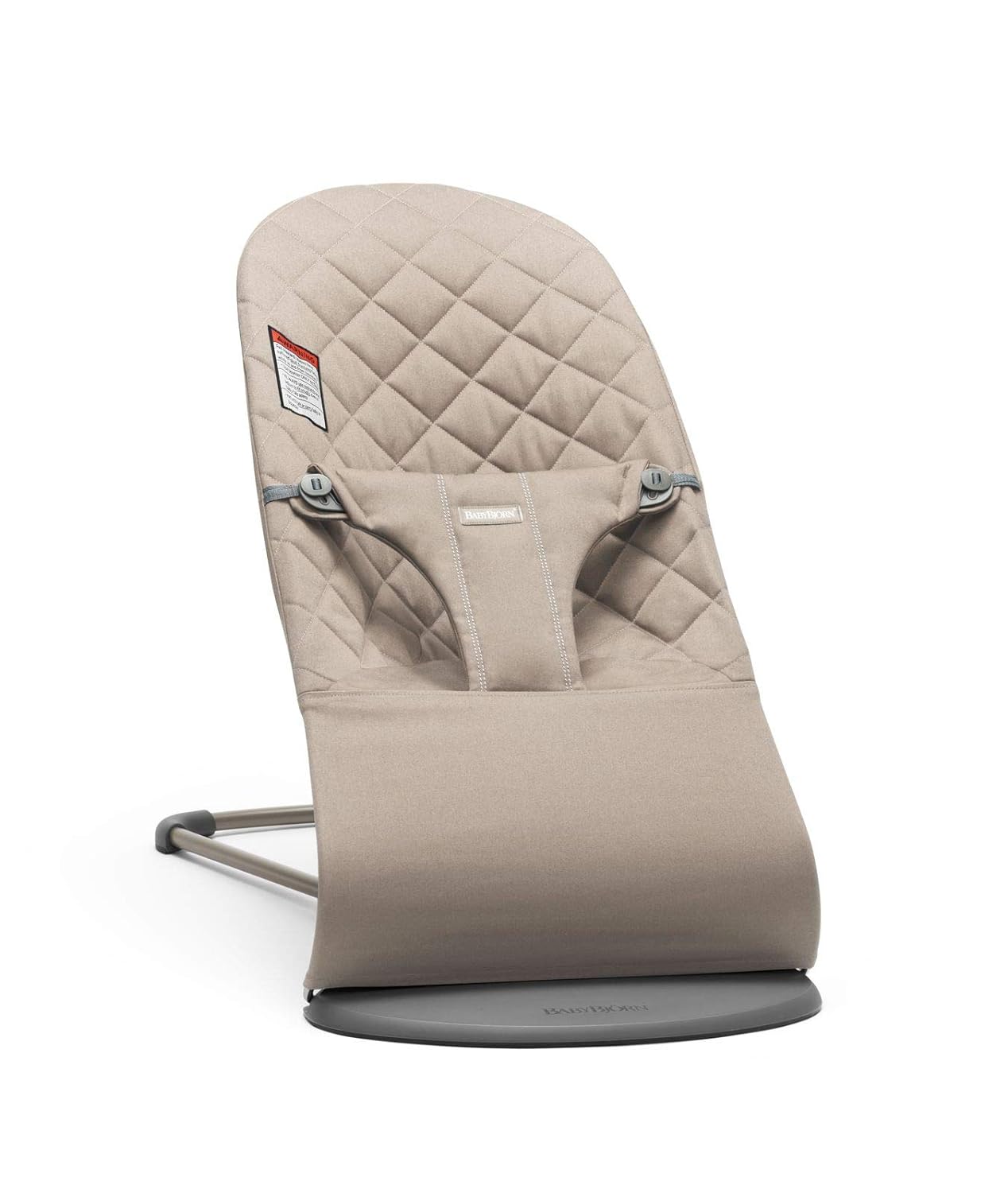 BabyBjorn Bouncer Bliss, Woven, Classic quilt, Sand Grey