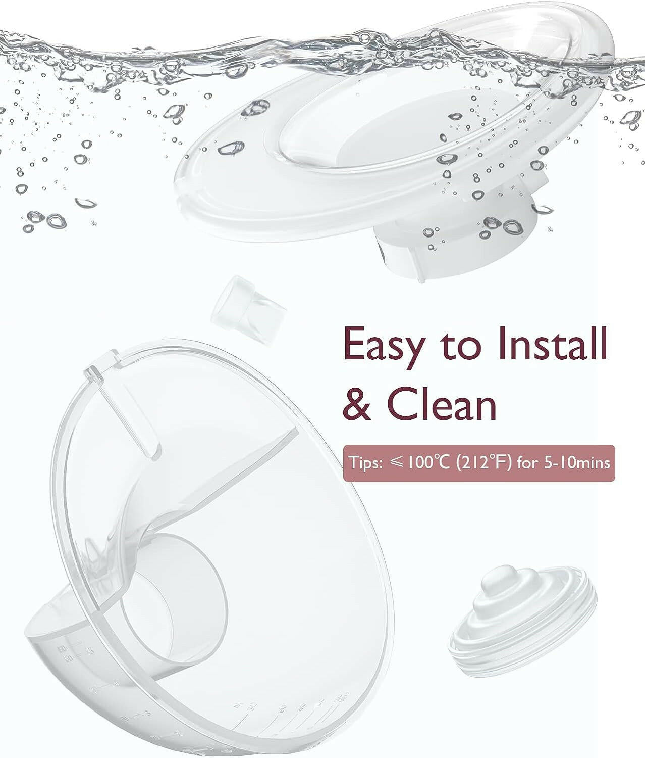 Momcozy Collector Cup Full Set Compatible with Momcozy M5.
