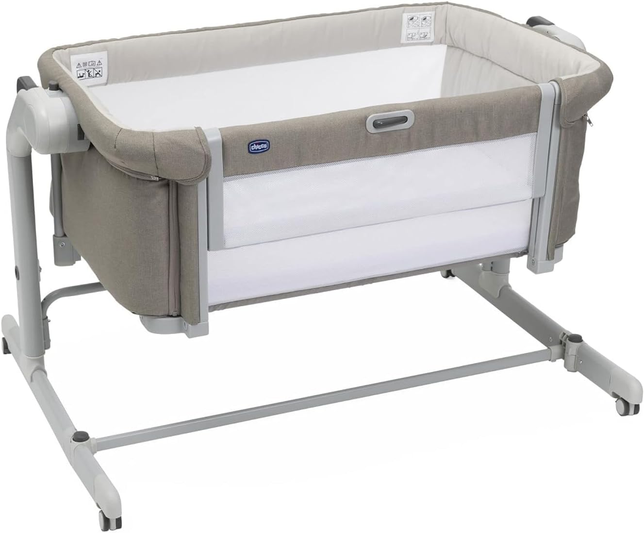 Chicco Next2Me Magic Evo Co-sleeping Crib, 0-6m, Desert Taupe