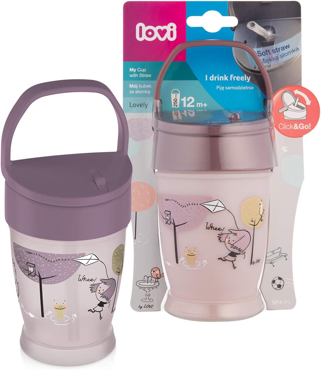 Lovi Cup With Straw (250ml)