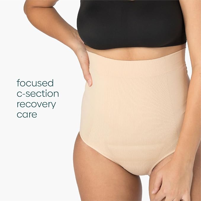 UpSpring C-Section Tummy Control Panties High Waist Postpartum Underwear for Womens,Black