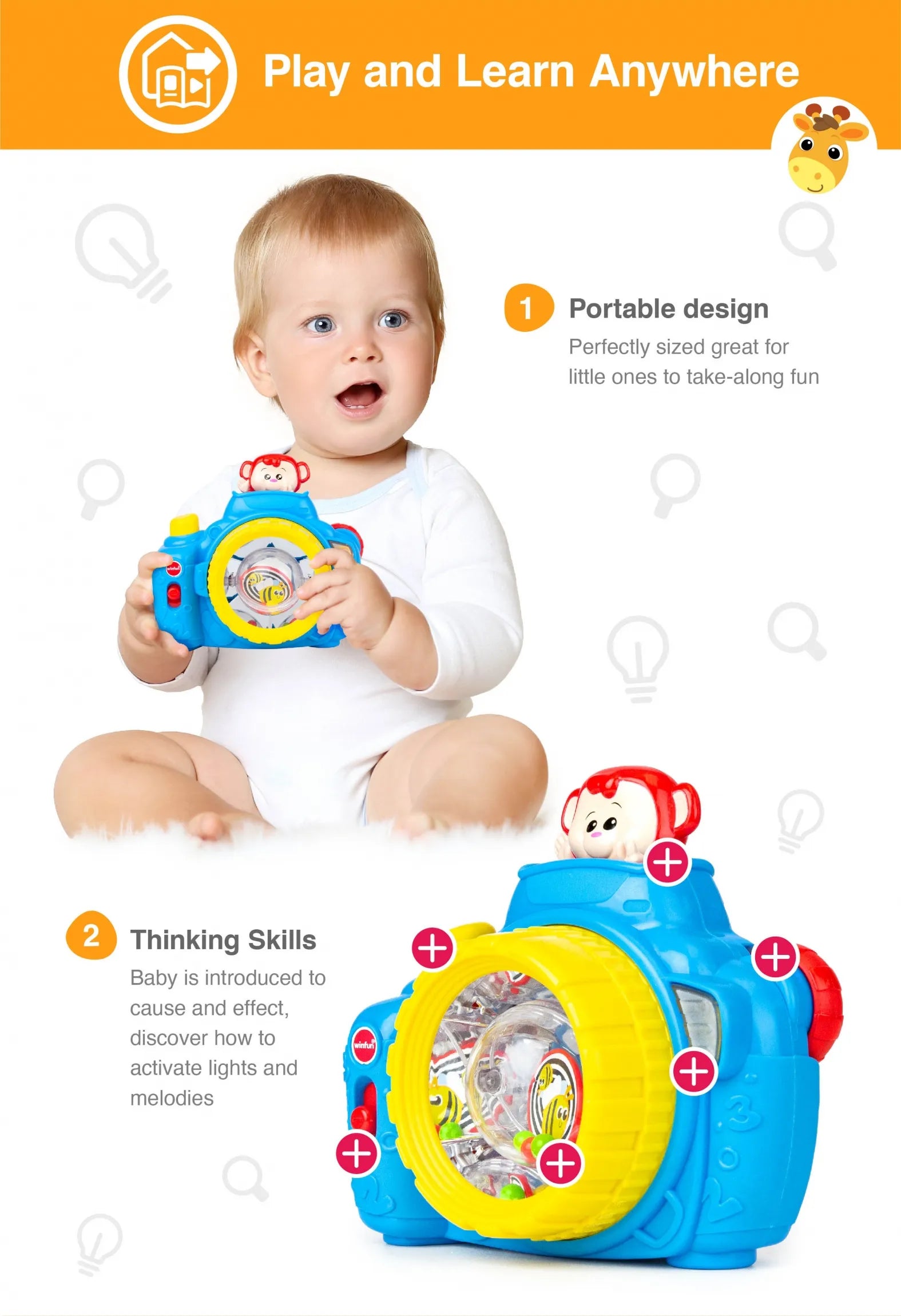 Winfun Pop Up Monkey Camera