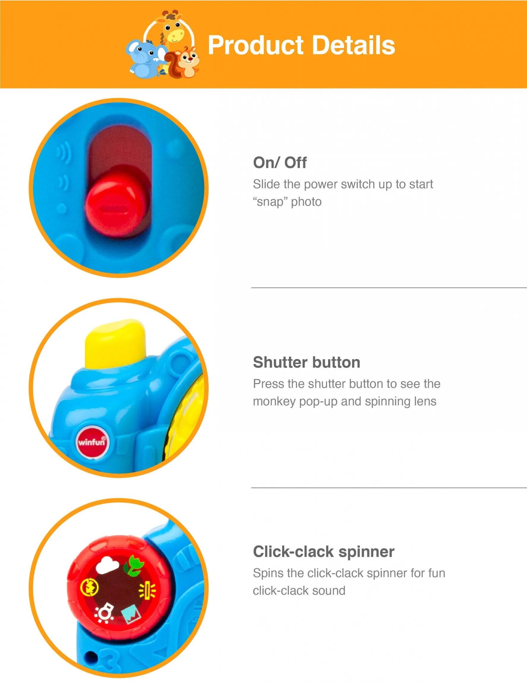 Winfun Pop Up Monkey Camera