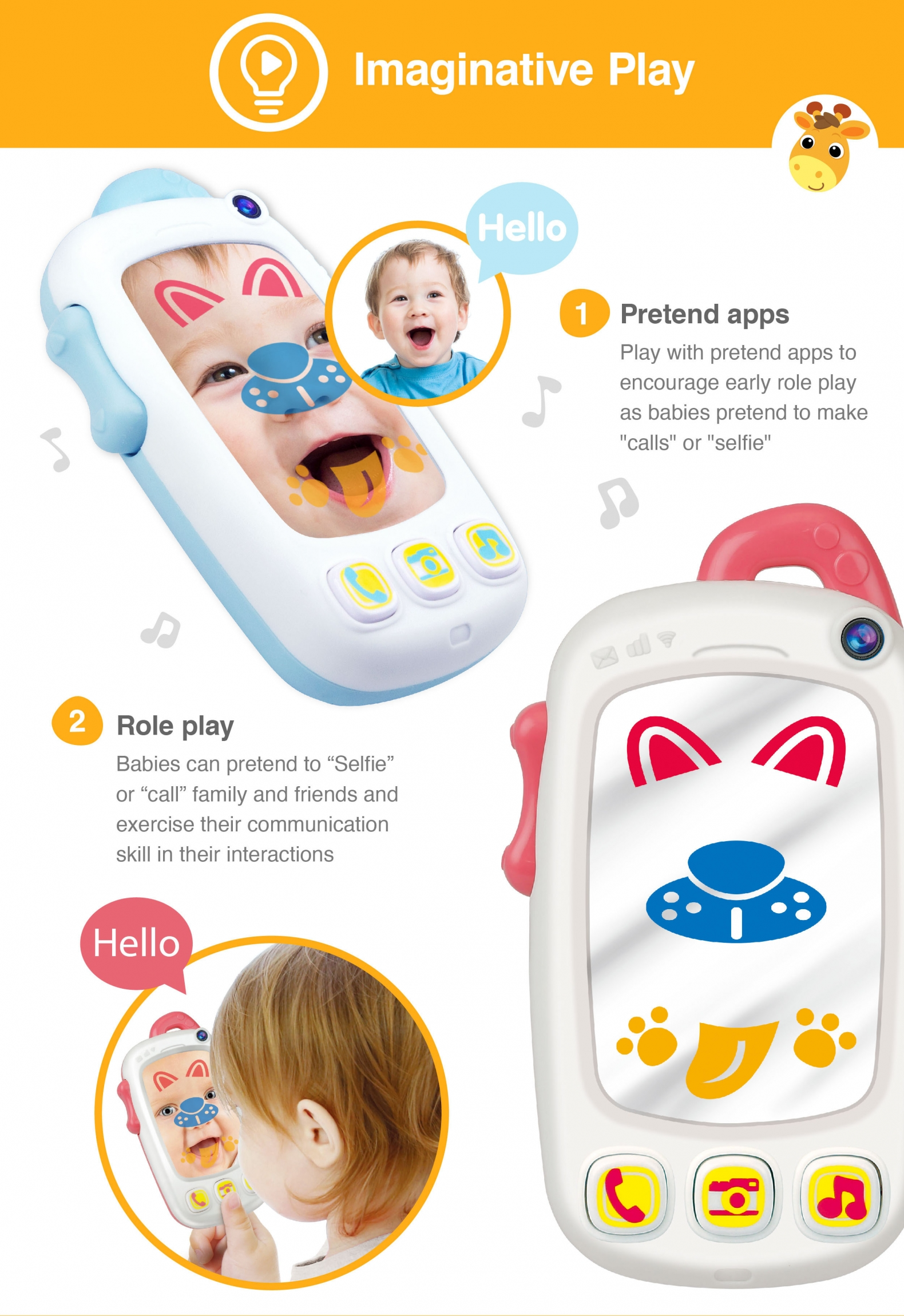 Winfun First Baby Selfie Phone