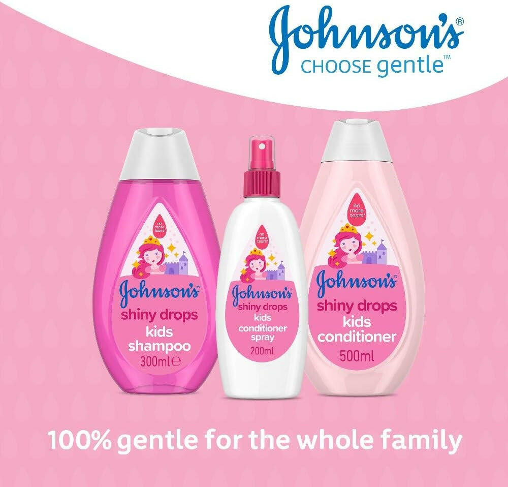 Johnson's Shiny Drops Kids Conditioner Spray, 200 ml