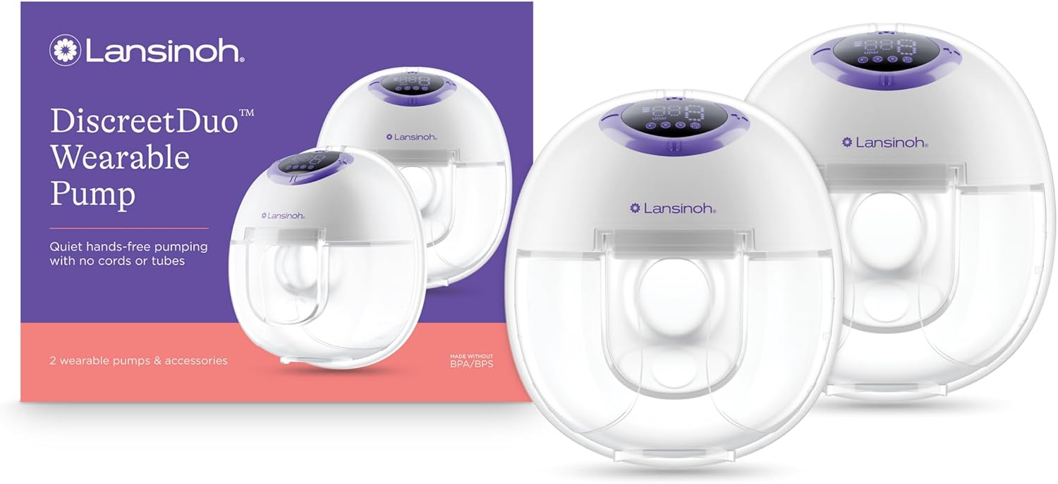 Lansinoh Discreet Duo Wearable Breast Pump