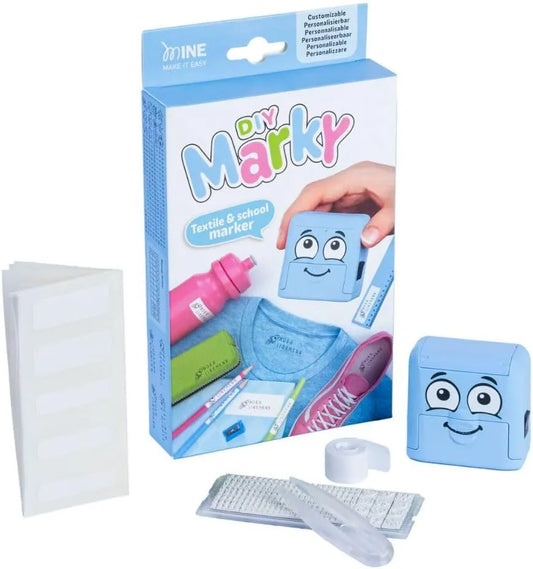ختم الاسم Mine Stamp Marky للأقمشة وللمدرسة (اصنعها بنفسك)