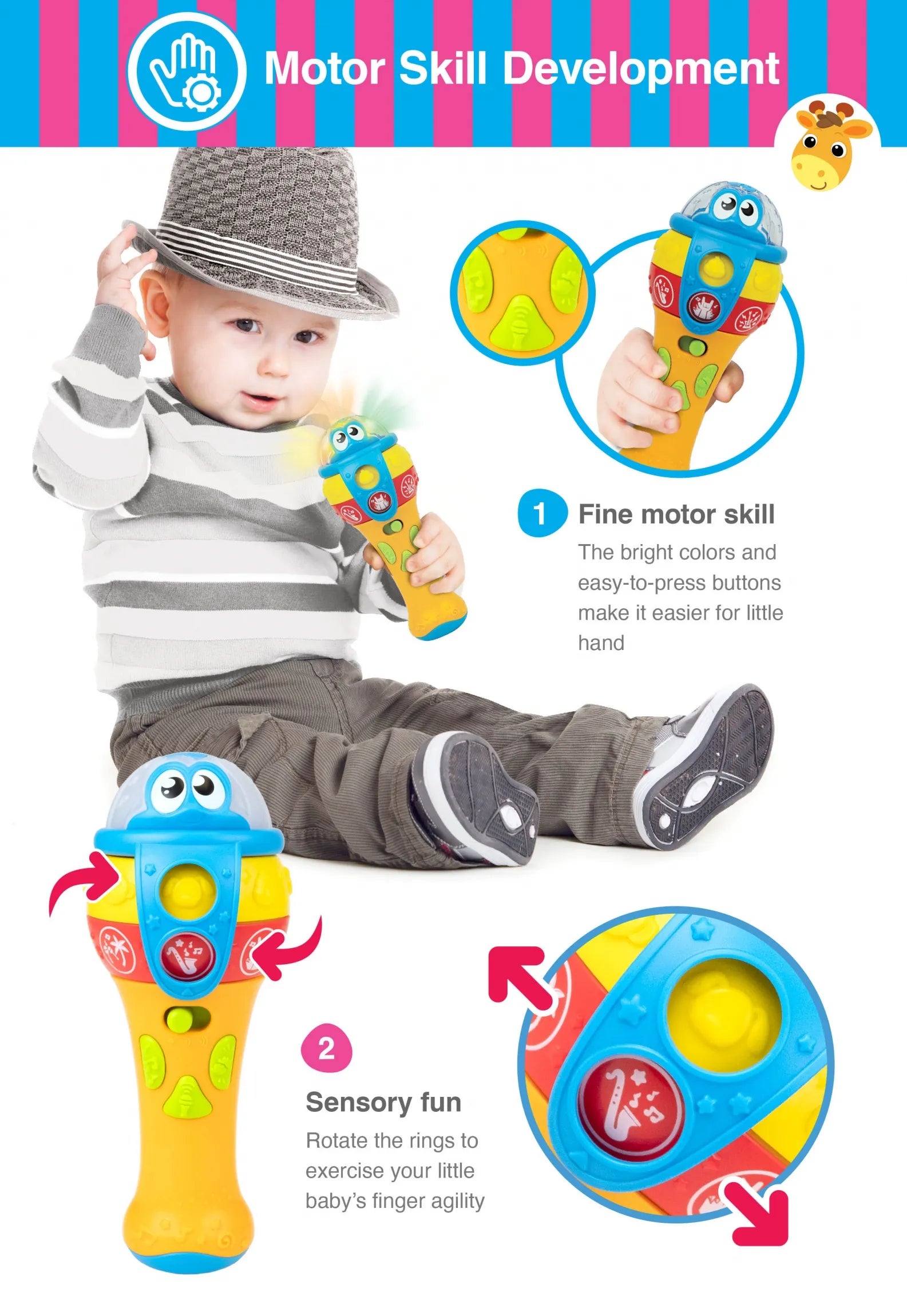 Winfun  Lights and Sound Mic