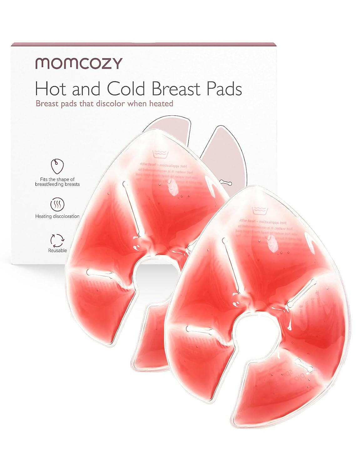 Momcozy Hot and Cold Breast Pads, 2 Pads