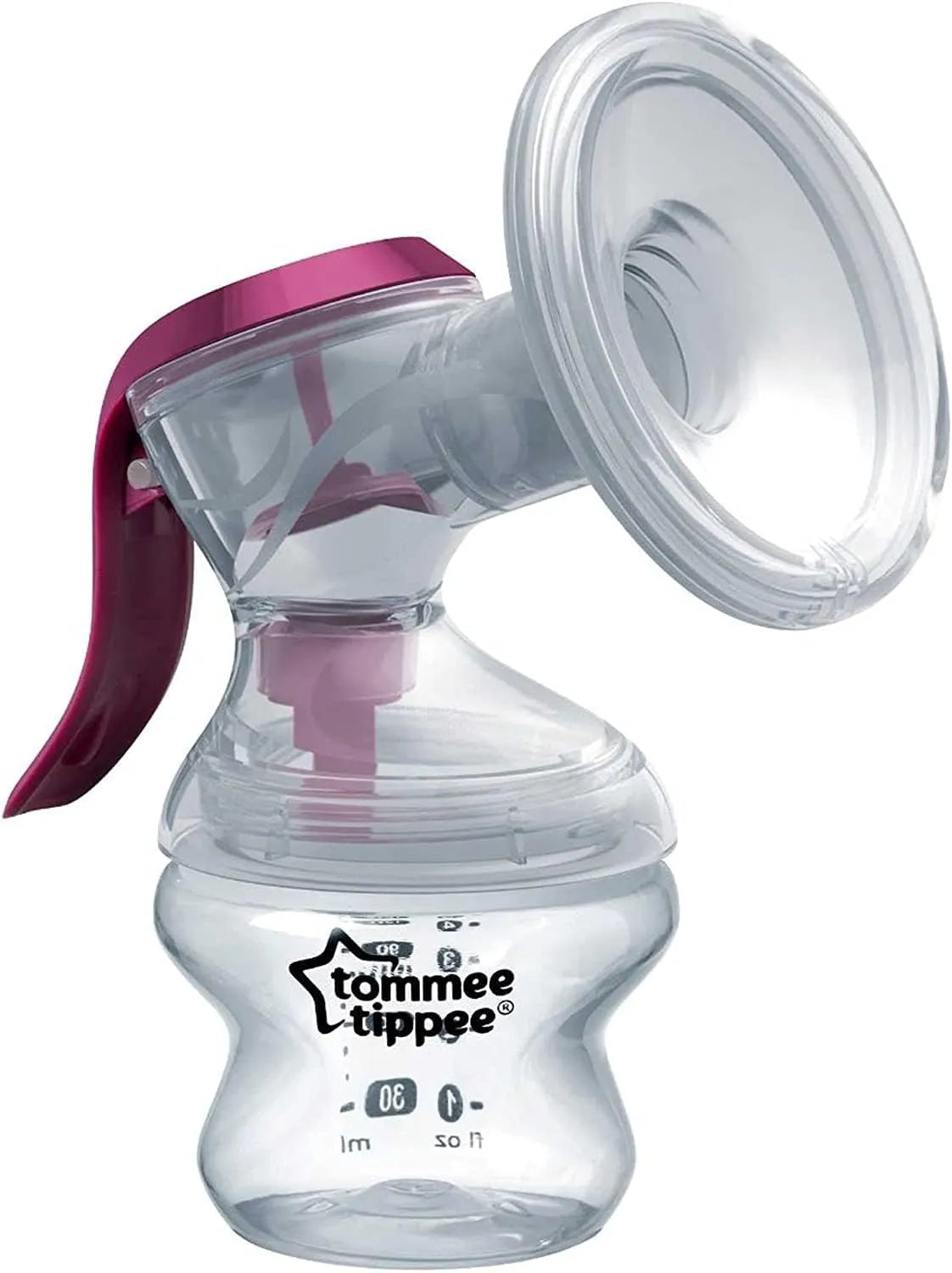 Tommee Tippee Made For Me Manual Breast Pump With Soft, Cushioned Silicone Cup and Narrow neck