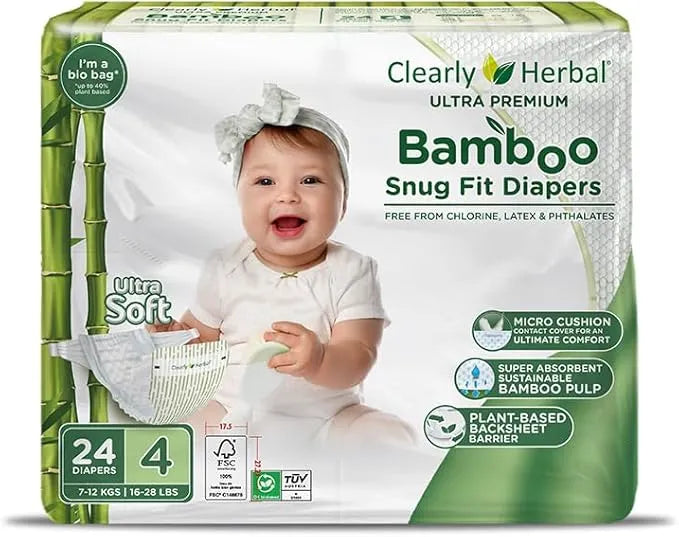 Clearly Herbal Organic Bamboo Diapers