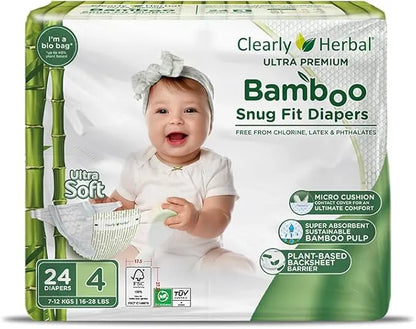 Clearly Herbal Organic Bamboo Diapers
