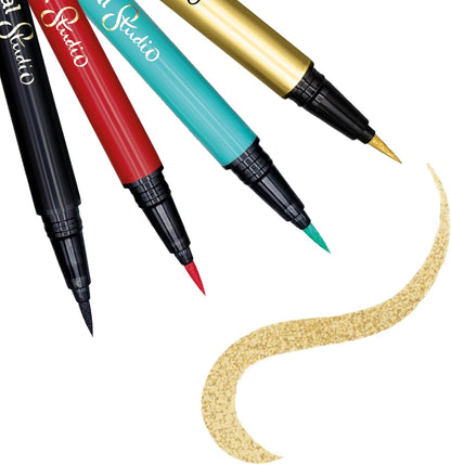 Buki Tattoo Felt Tip Pens – Golden, 54381