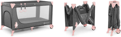 Kinderkraft Joy Folding Bed without Accessories (Pink)