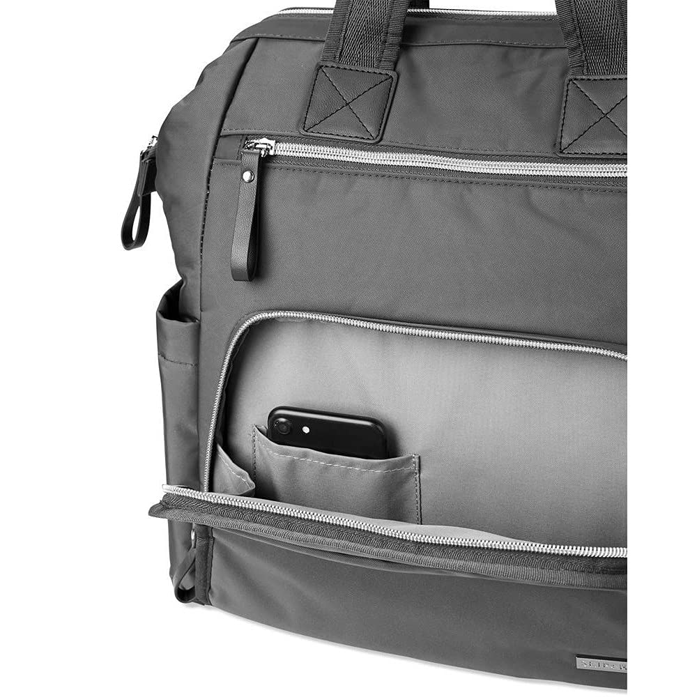 Skip Hop Diaper Bag Backpack: Mainframe Large Capacity Wide, Charcoal