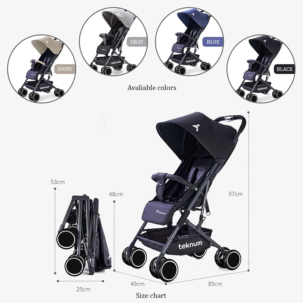 Teknum Yoga Lite Stroller (Black)
