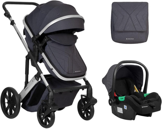Kikkaboo Stroller 3 in 1 Transport Seat Darling (Dark Grey)