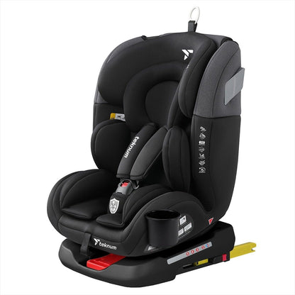 Teknum Evolve 360° Car Seat 0-12yrs with Isofix (Dark Grey)