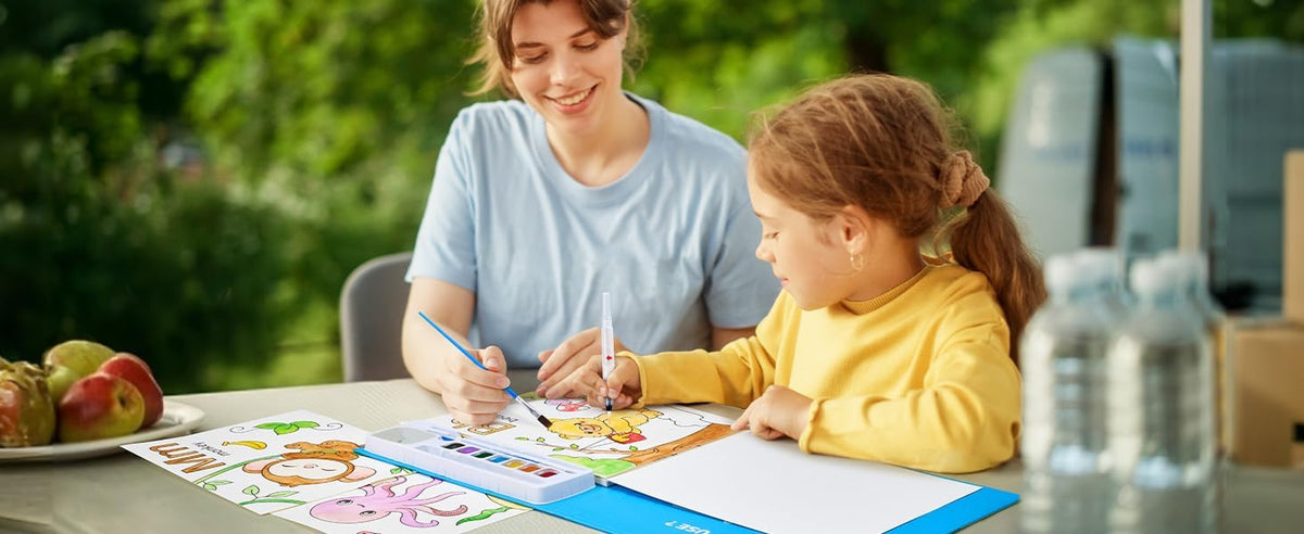 JoyCat Paint with Water Coloring Book for Toddlers – Blue