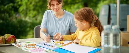 JoyCat Paint with Water Coloring Book for Toddlers – Blue