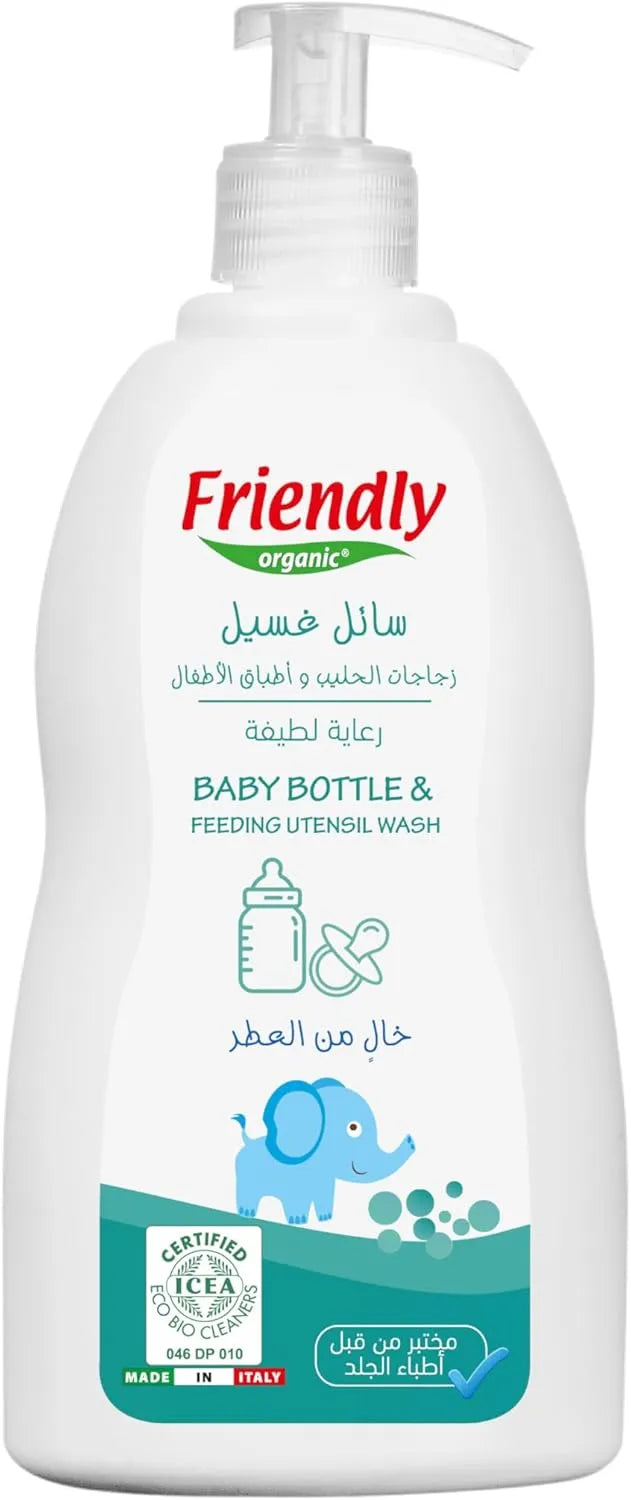 Friendly Organic Fragrance Free Baby Bottle & Feeding Utensil Wash