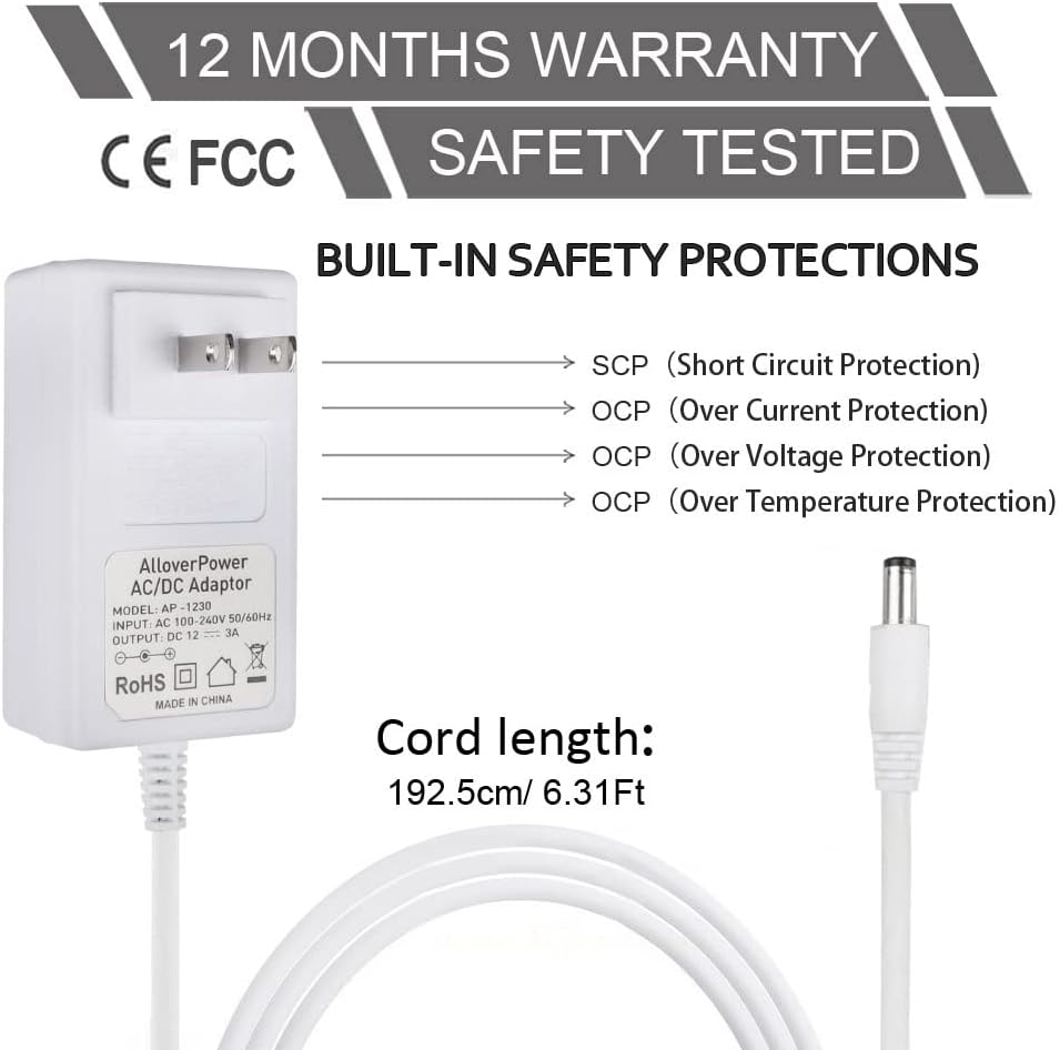 Spectra Pump Charger, Power Cord