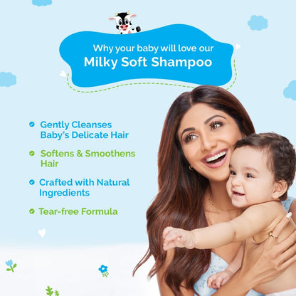 Mamaearth Milky Soft Shampoo For Babies (400ml)