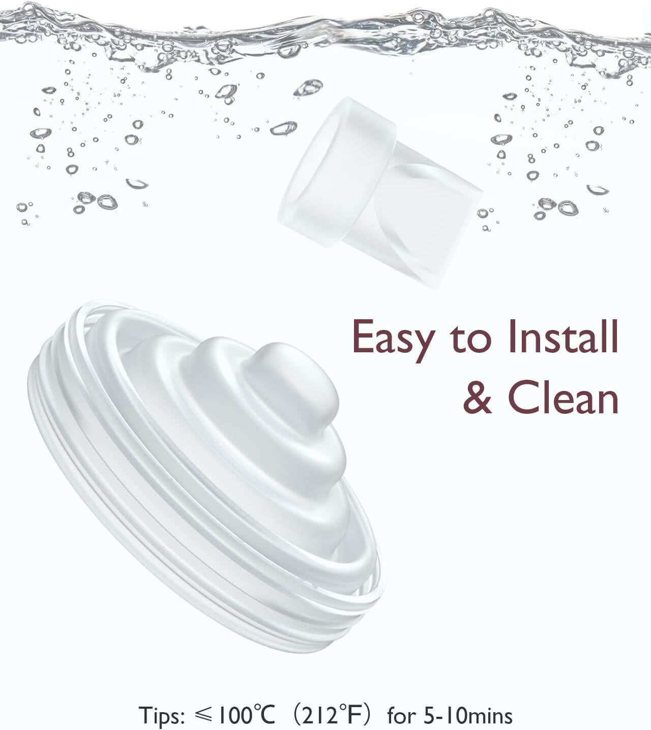 Momcozy Duckbill Valves & Silicone Diaphragm Compatible with Momcozy M5.