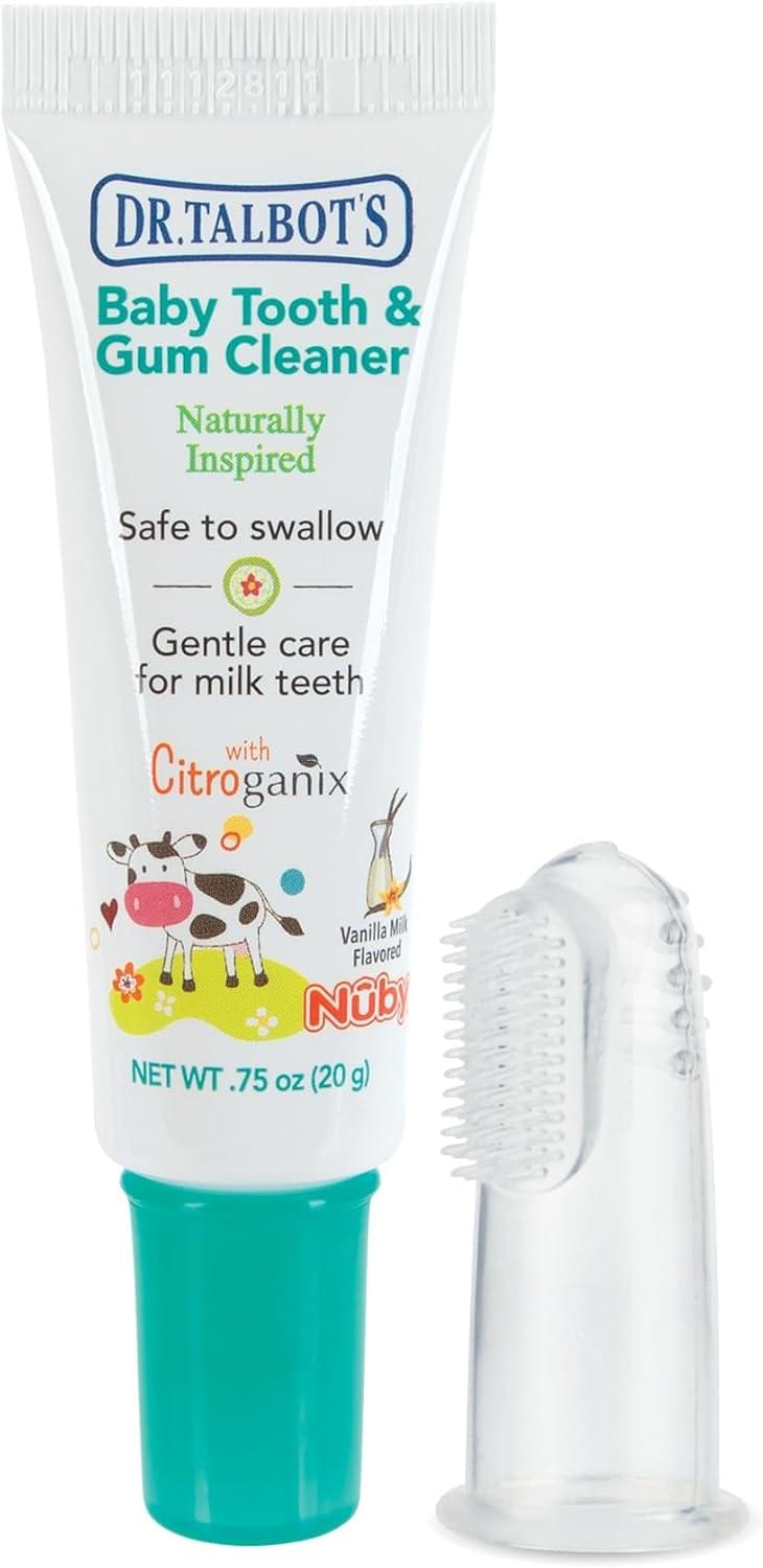 Dr. Talbot's Baby Toothpaste with Finger Brush Infant Oral Care Kit
