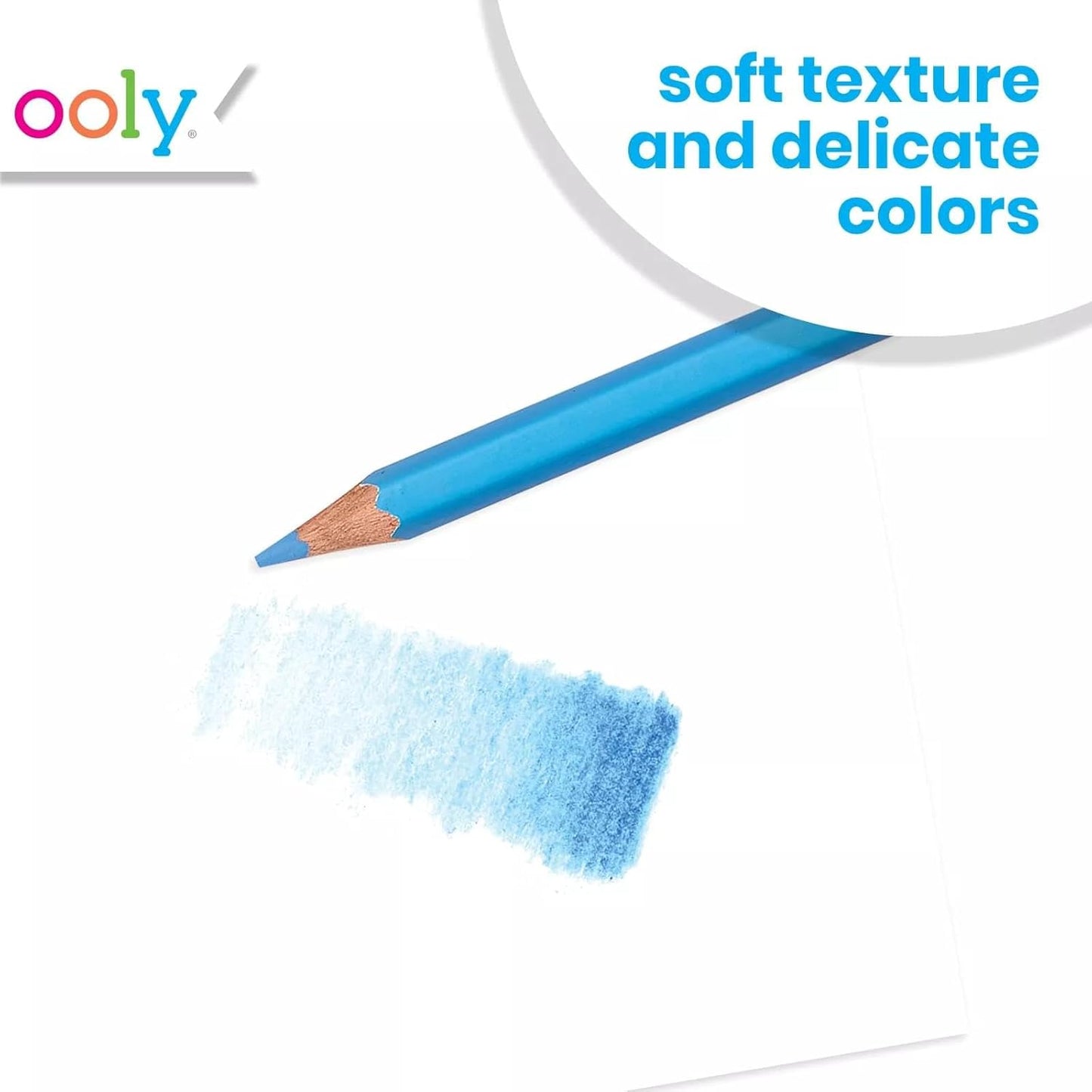 أولي، أقلام تلوين خشبية بدرجات باستيلية، مجموعة من 12، 3m+